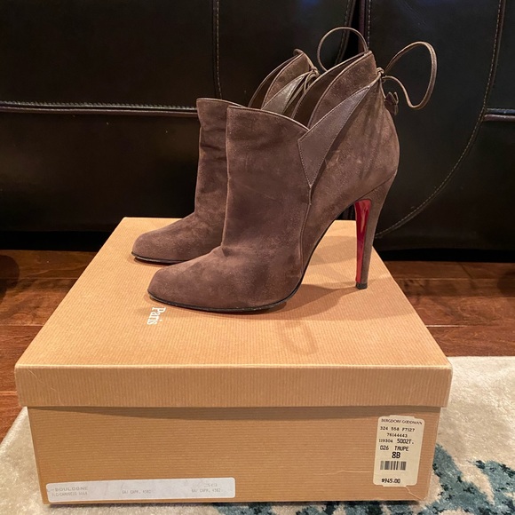 Christian Louboutin Shoes - Christian Louboutin Boulogne Booties Size 38